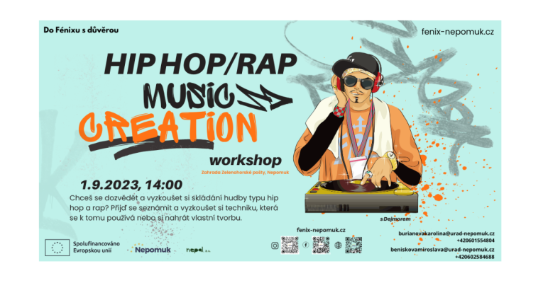 Plakát k akci Hip Hop music creation Plakát k akci Hip Hop music creation