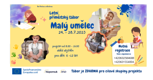 Plakát k letnímu táboru 2023