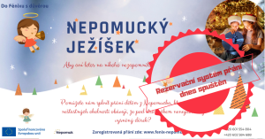 Plakát - Nepomucký Ježíše - spuštěn rezervační systém 