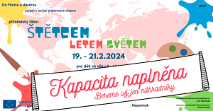 Plakát - příměstský tábor Štětcem letem světem