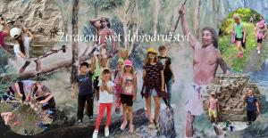 plakát příměstský tábor  Ztracený svět dobrodružství