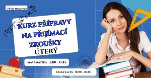 plakát kurz přípravy na přímačky na střední školy
