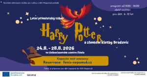 Plakát příměstský tábor Harry Potter 